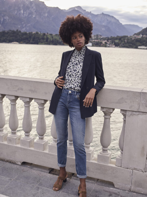 143080 Ximena Bloom Blouse – 140810 Wanda Twiggy Blazer – 143330 Bradford Dust Jeans – 143920 Palma Block Heel