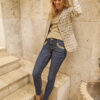 150740 Relena Crew Neck Knit – 149940 Lake Iza Blazer – 151810 Naomi Royal Jeans – 152250 MM Vancouver Rubber Boot (1)