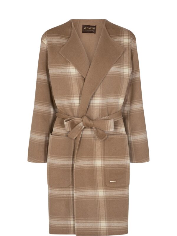 Mos Mosh_Elani Wool Coat_139780_666_Woodsmoke