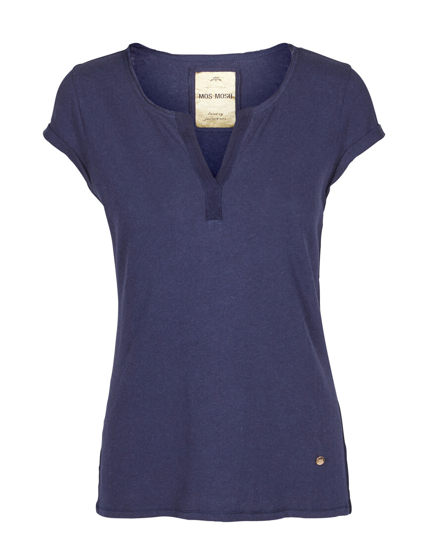 Mos mosh-117440-469_1.Troy Tee SS Navy (1)
