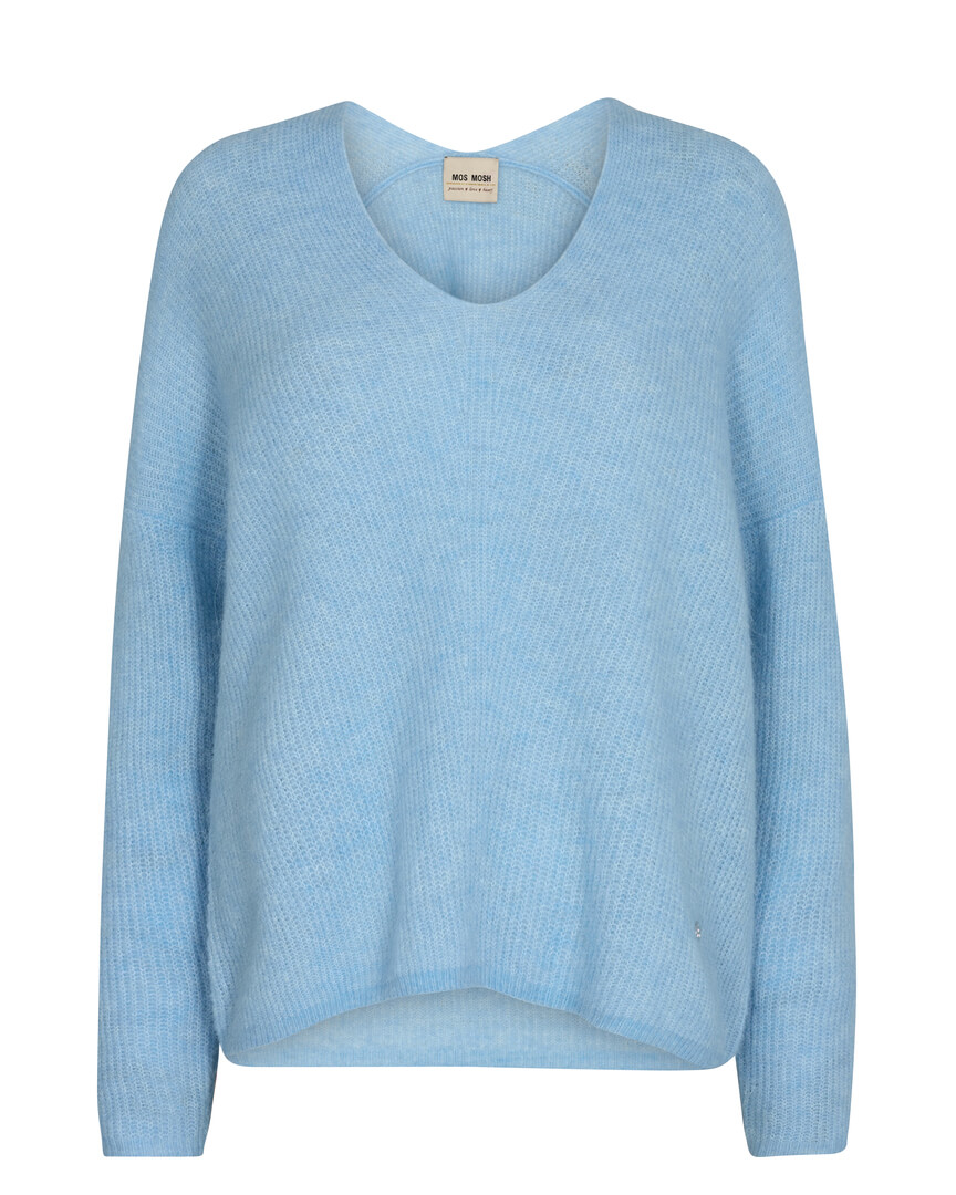 SS23-134540-488_1.Thora V-neck Knit Clear Sky (1)