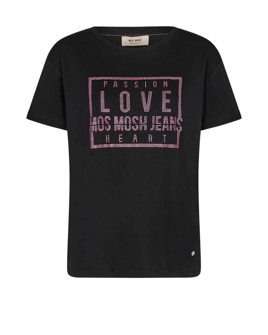 SS23-149850-801_1.Ciara O-SS Glam Tee Black (1)