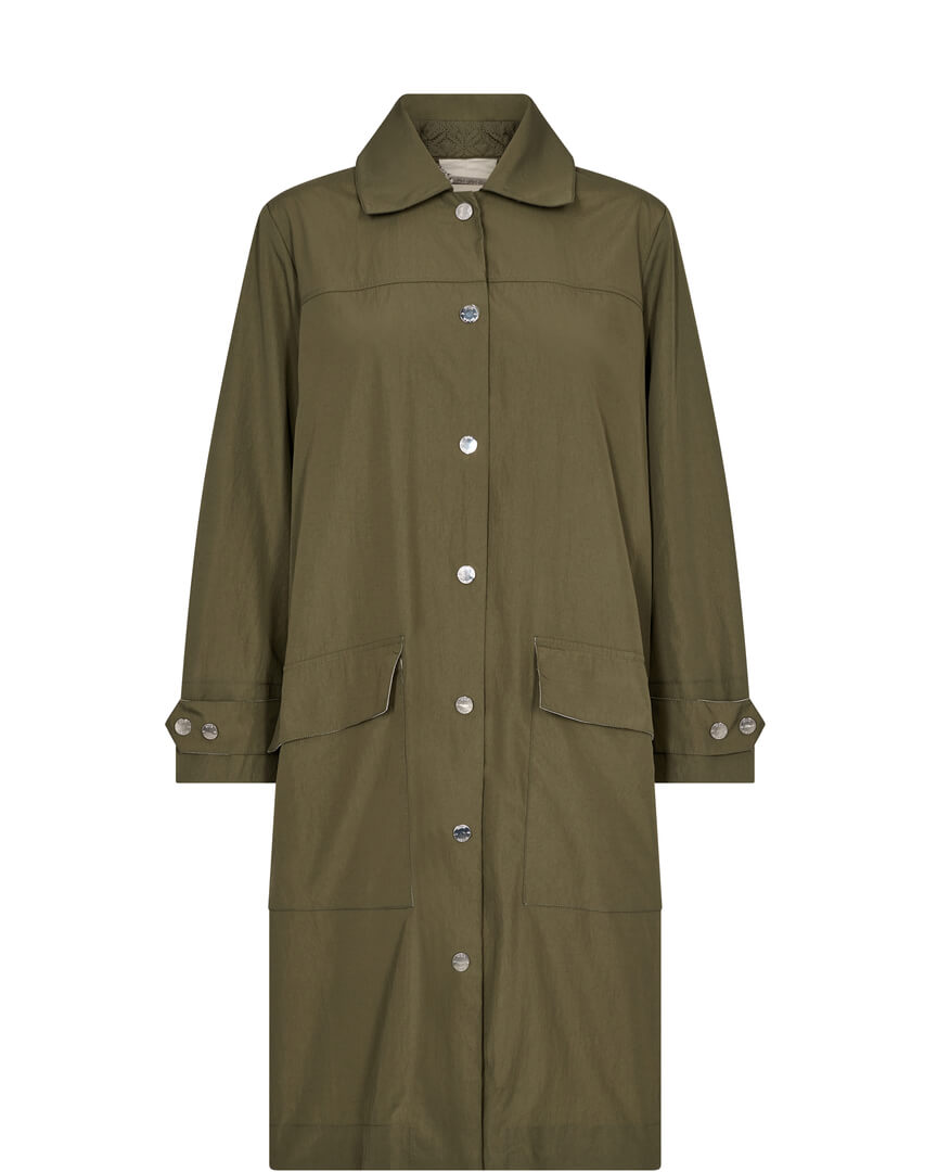 SS23-150630-543_1.Lanetta Cotton Coat Olive Night (1)