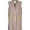 SS23-150670-176_1.Roily Stitch Waistcoat Twill (1)