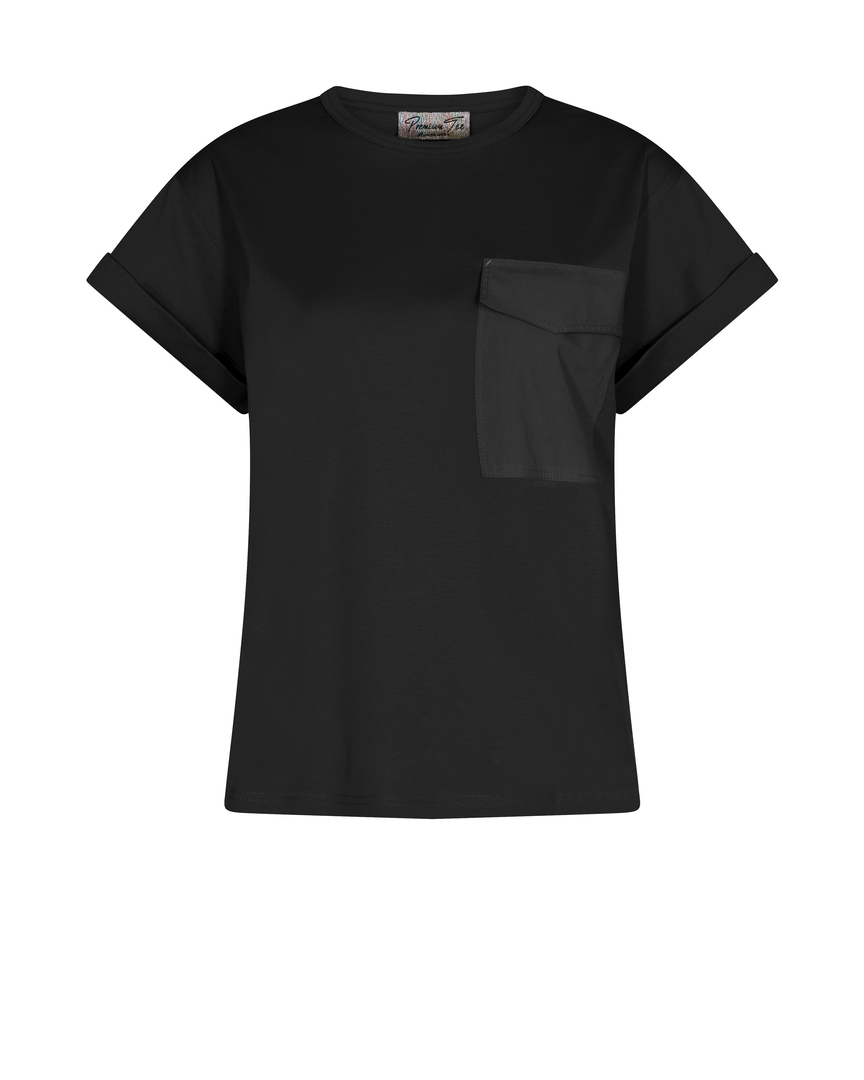 SS23-151140-801_1.Mara O-SS Premium Tee Black